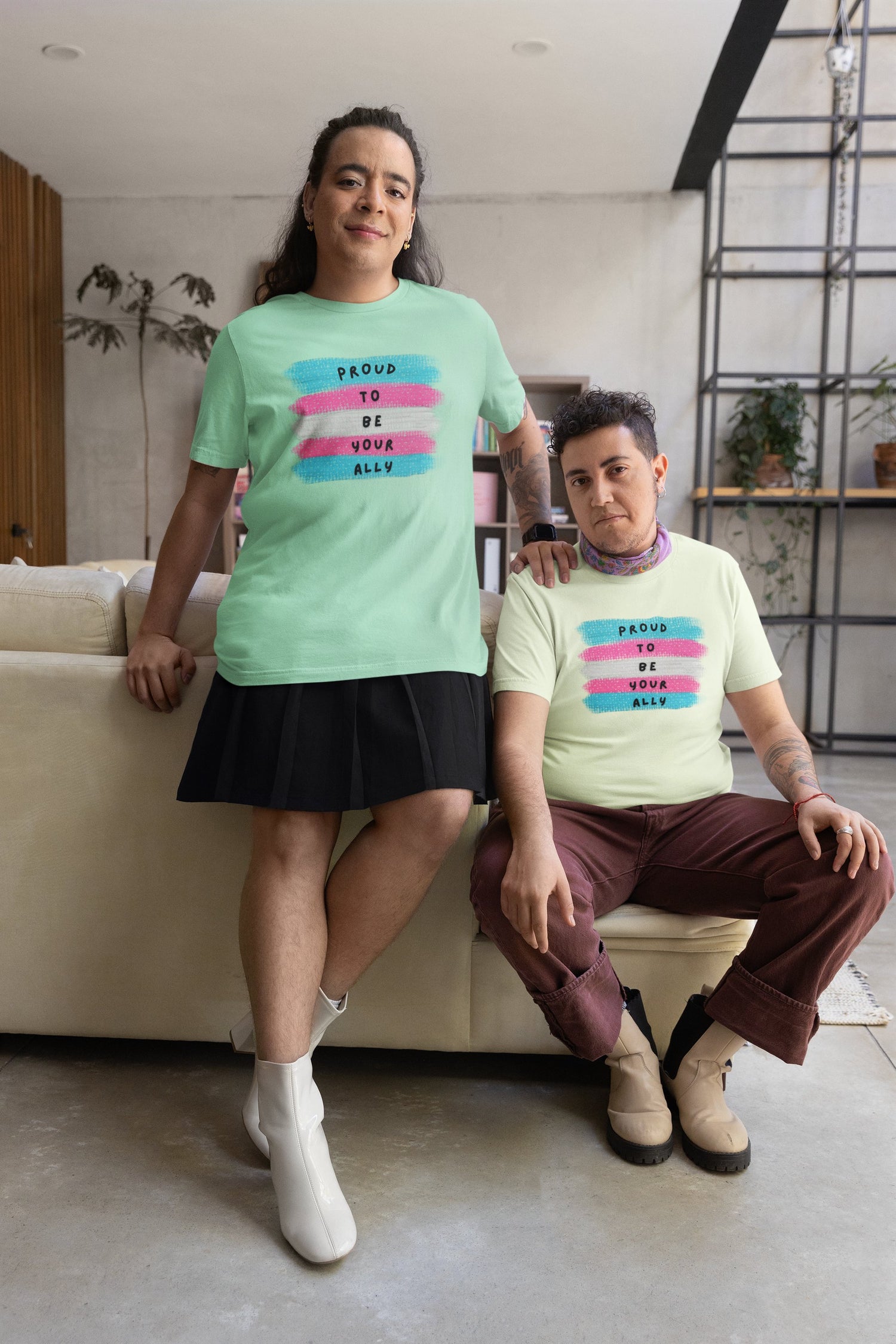 Transgender Pride & Ally T-Shirts - Belong + Thrive