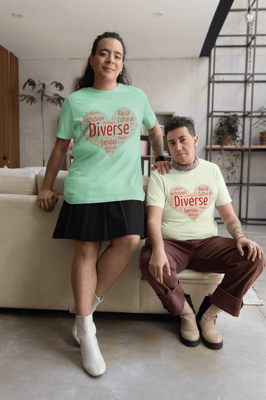 Heart of Inclusion Gender Neutral T-Shirt - Belong + Thrive