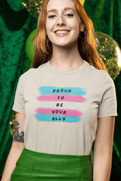 Proud to be Your Ally Gender Neutral T-Shirt - Belong + Thrive