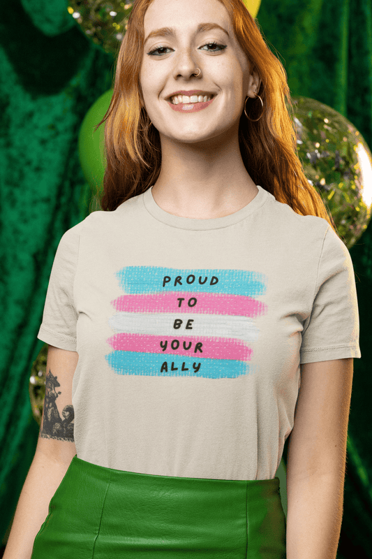 Proud to be Your Ally Gender Neutral T-Shirt - Belong + Thrive