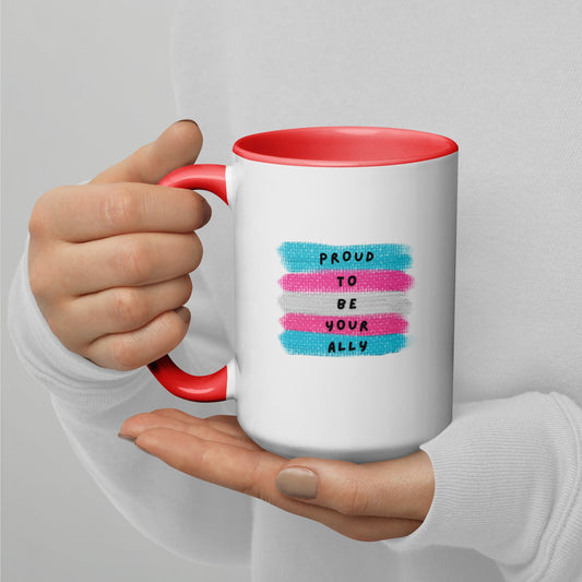 Proud to be Your Ally Mug with Color Inside - Belong + Thrive